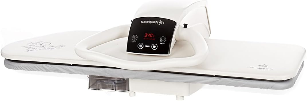 SpeedyPress 80HD Digital Steam Press - 32 XL Heavy-Duty Fabric Press Machine With Multiple Steam Settings, Fast-Heating, Water Filter