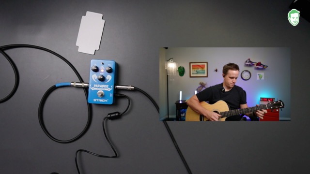 Watch Unbox and Demo of the Strich Reverb Pedal on Amazon Live