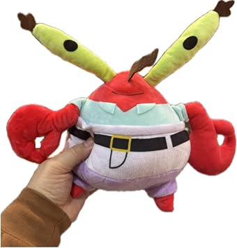 Play by Play Spongebob - Mr. Crab Plush Se or Cangrejo 18cm / 7'09'' Super Soft Quality
