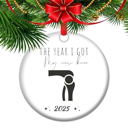 Knee Replacement Ornament - Funny & Inspirational Joint Surgery Recovery