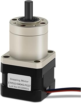 DOLUNTO Nema 17 Stepper Motor L33mm W/Gear Ratio 271 Planetary Gearbox 0.4A for CNC Robot/ 3D Printer