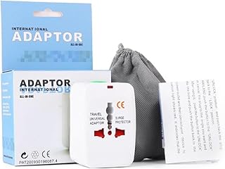 Universal Travel Adapter, International Power Adaptor with Surge Protection, Compatible with 150+ Countries Price In India