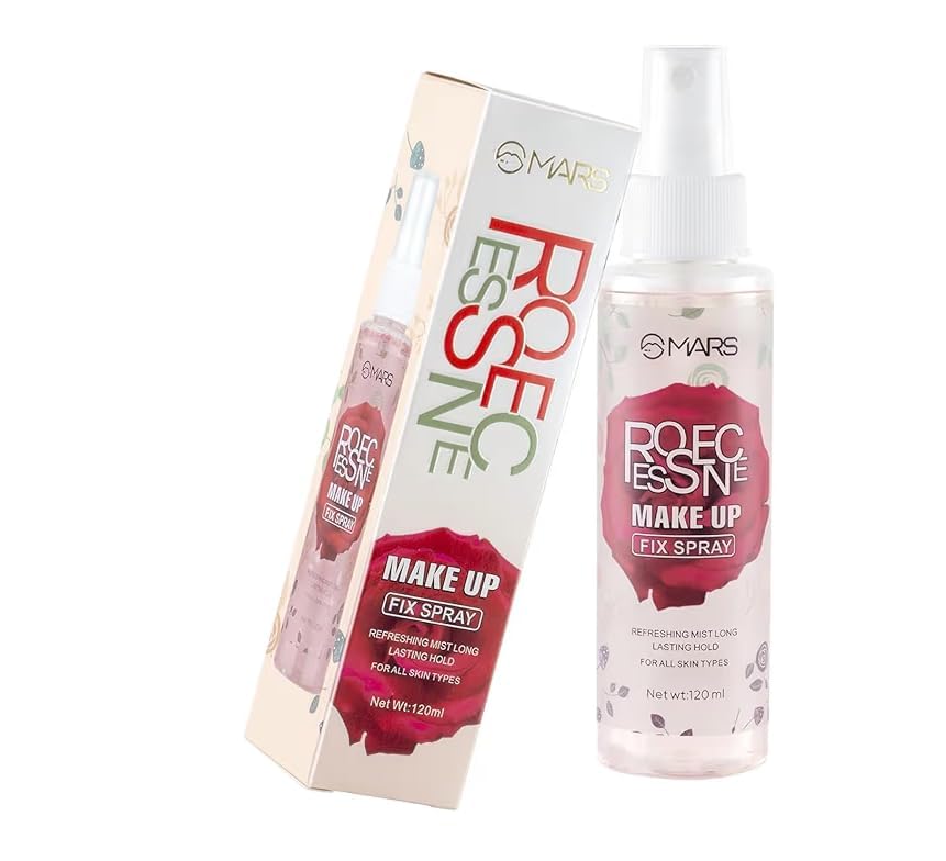 S Rose Essence Makeup Fix Spray for All Skin Types, 120 mlRose Essence Makeup Fix Spray, Refreshing Mist with Long Lasting Hold, for All Skin Types, 120 ml-Mr-image-46