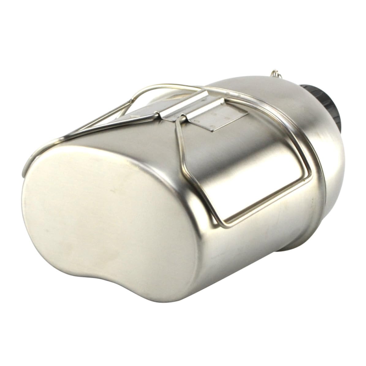 Abaodam Edelstahl Wasserflasche mit Griff, 1 Satz für Camping und Wandern | Auslaufsicher und Verschüttungssicher, Hält Wasser Sauber und Frisch, Robustes Outdoor Zubehör