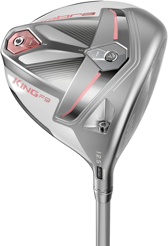 Cobra Golf 2019 F9 Speedback Driver, White/Rose Gold