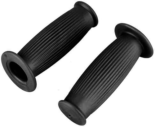 Miniatura 8 de Akozon - Agarraderas de motocicleta de 1 pulgada y 25/1.102 in, antideslizante de goma vintage para manillar de motocicleta, agarre de empuje para