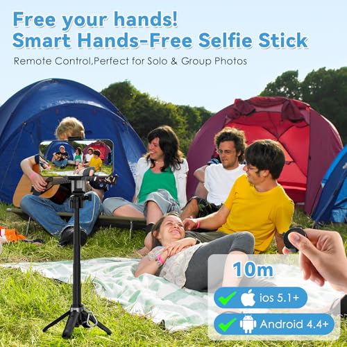 Perche à selfie CloudValley PocketFlex rétractable contrôle du zoom Bluetooth - 6