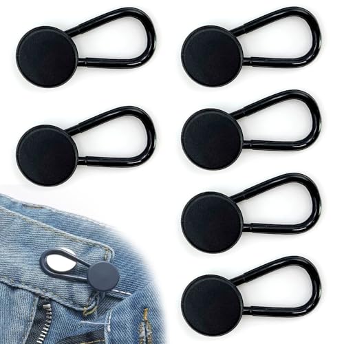 EYBDYB 6PCS Flexible Waist Extenders for Jeans & Pants – Instant Button Expanders for Women & Men