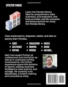 Effective Pandas: Patterns for Data Manipulation (Treading on Python)