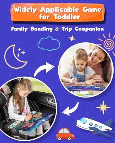search and find game books - preschool learning activities for kids age 3-8 travel games for or road trip car airplane educational seek activity birthday gifts for boys and girls