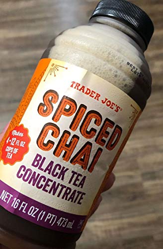 Trader Joe's Spiced Chai Black Tea Concentrated 16 Fl Oz (Case Of 8) #TOP2