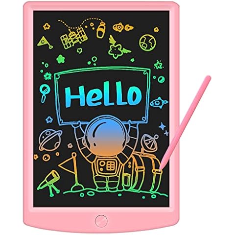 NEWYES Kids Toys For 3-12 Years Old Girls Boys, 10 Inch Colorful LCD Writing Doodle Board, Electronic Pads For Graffiti, Drawing, Toddler Educational Birthday Gifts For Age 3 4 5 6 7 8 9 Cover