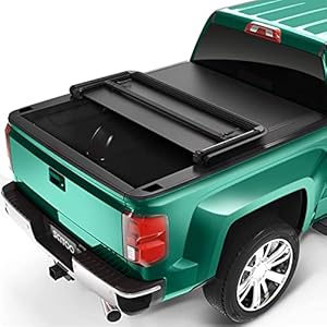 SCITOO Fits for Toyota Tacoma 2.7L 2005-2015,for Toyota Tacoma 4.0L 2005-2015 5FT Truck Bed Tonneau Cover Kit Soft Trifold Tonneau Cover Pickup Truck Bed Covers