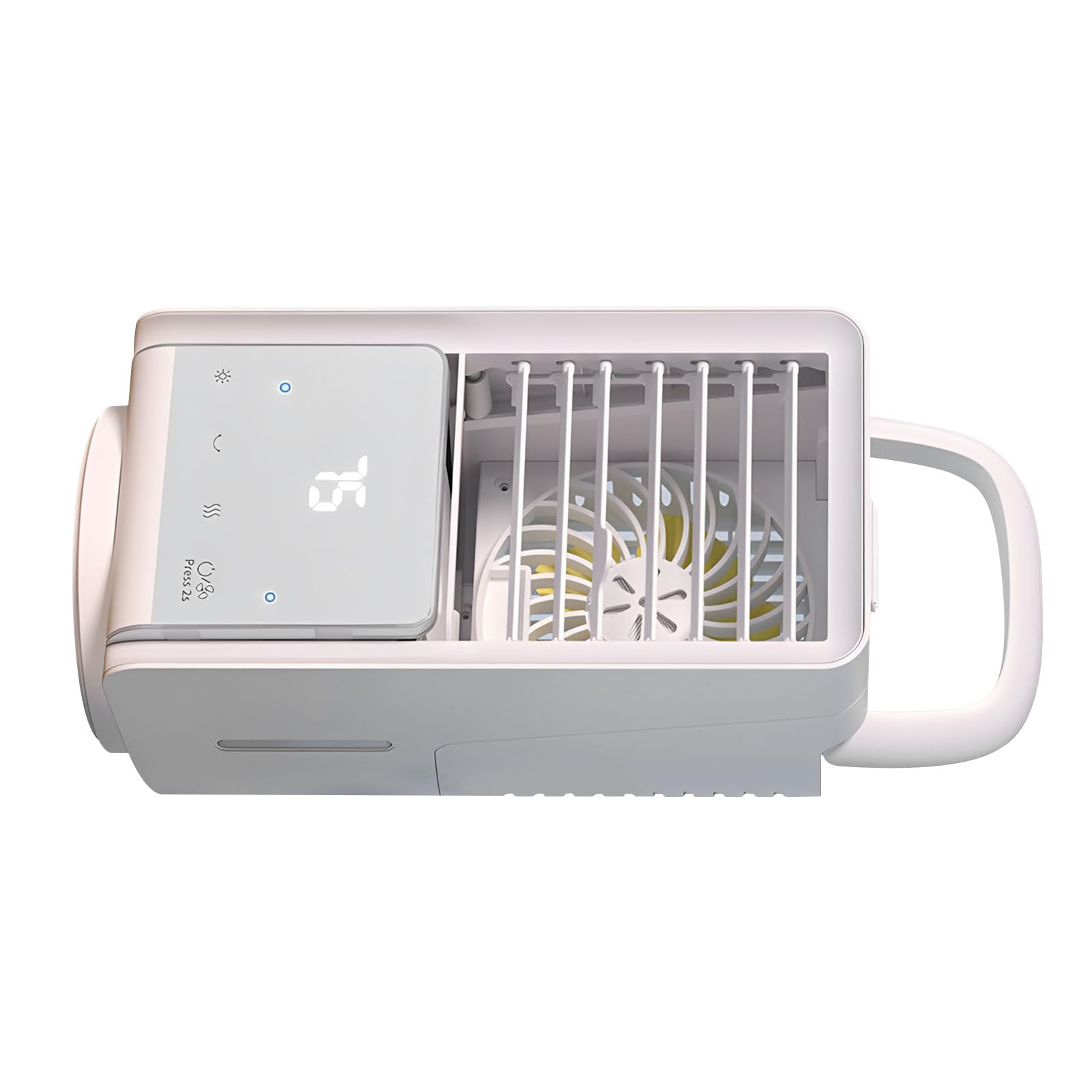 Elnwnnkc Space Saving Individual Chilling Equipment with Large Liquid Holder Quiet Action and Touch Panel Quiet Oscillating Desk Fan