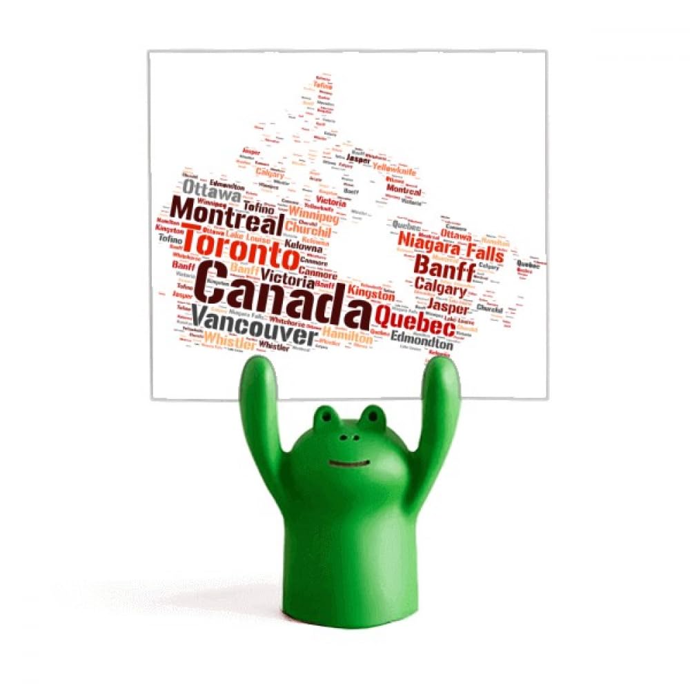 Support de carte Canada et monuments pour décorer un salon moderne - 4