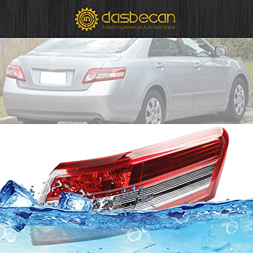 Dasbecan Right Rear Outer Tail Light Compatible With Toyota Camry 2010 2011 Clear Lens Lamp Replaces Oem# To2805106 8155006340 Rear Lights Lamps #TOP4