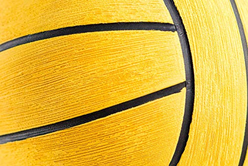 Western Star Perfect Grip Water Polo Match Game Ball (Yellow, Size 4)