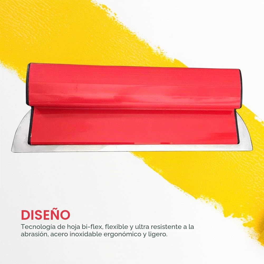 Hoja de desnatado para paneles de yeso, espátula para alisar paneles de yeso enyesado para pintura duradera paleta acabado para cemento y hormigón para paredes de tablero pared herramientas yeso