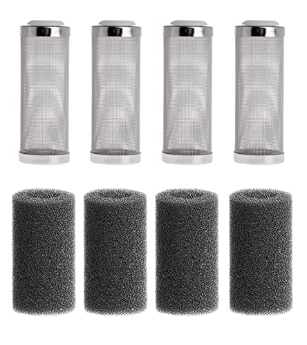 Pitertul 4Pcs 12mm Stainless Steel Aquarium Filter Inflow