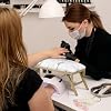 Arm Rest for Nails Tech, Foldable Nail Arm Rest, Microfiber Leather Manicure Hand Rest for Nail Tech,Manicure Salon Use