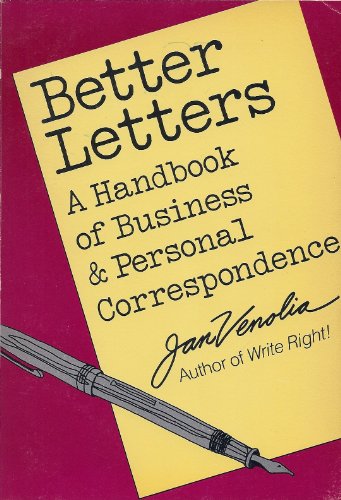 Better Letters: A Handbook of Business and Pers... 0898150647 Book Cover