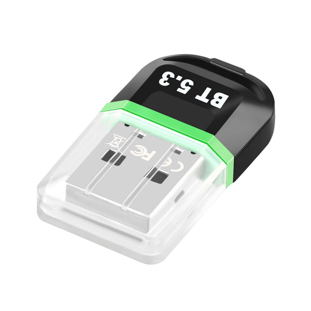 Adaptateur USB Bluetooth 5.3, Dongle Bluetooth pour Ordinateur, Clavier, Souris, Imprimantes, Haut-parleurs