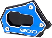 Vista 12 de Modeer Motocicleta CNC Kickstand lateral soporte ampliar almohadilla de extensión para R1200GS LC Adventure 2013-2024 R1250GS Adventure Rallye HP