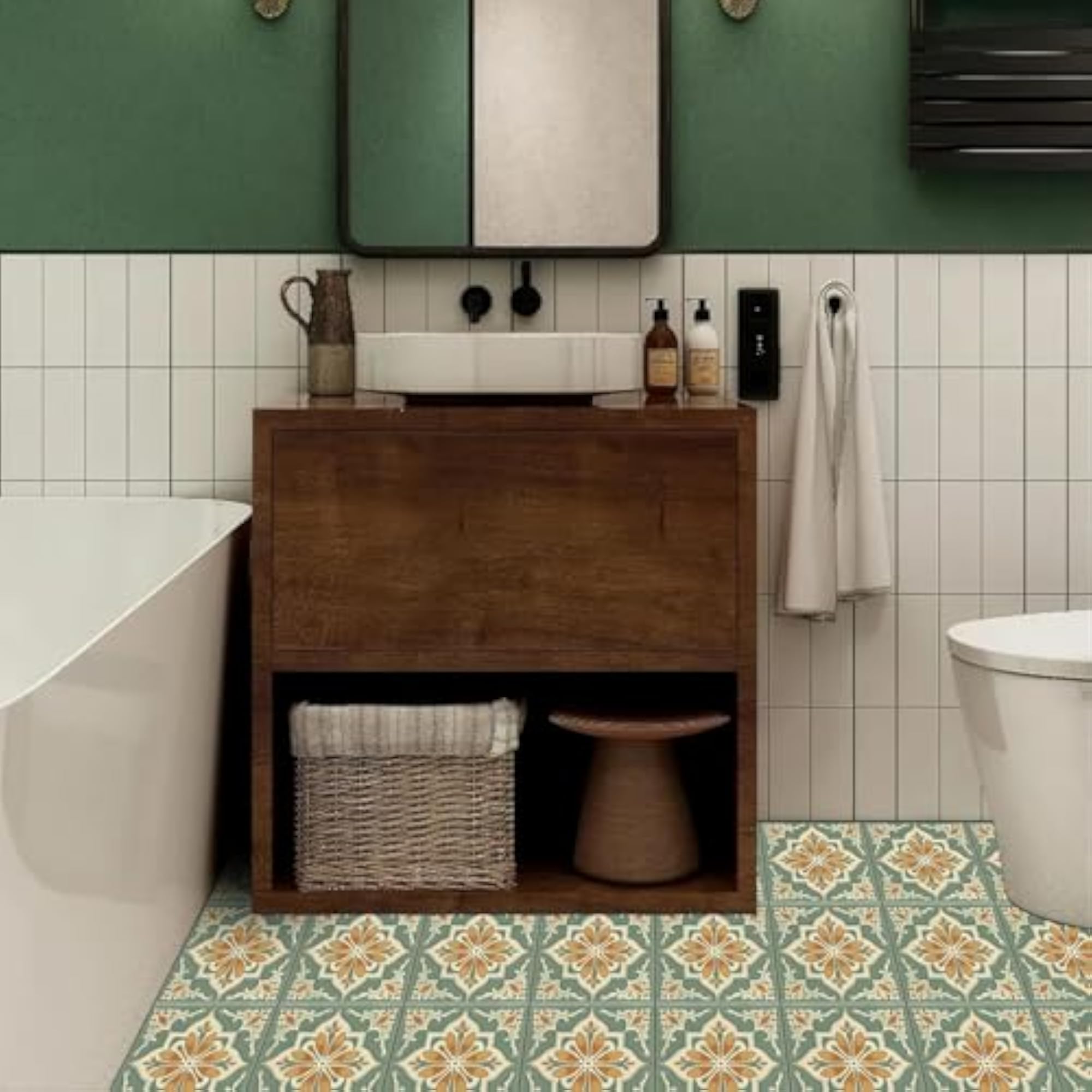 Graphixdesign Moroccan Tile Stickers for Home Decor