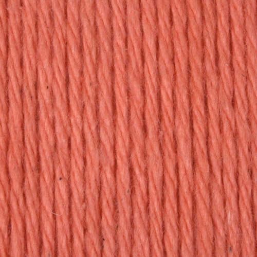 Image of Lily Sugar 'N Cream The Original Solid Yarn, 2.5oz, Medium 4 Gauge, 100% Cotton - Tangerine - Machine Wash & Dry
