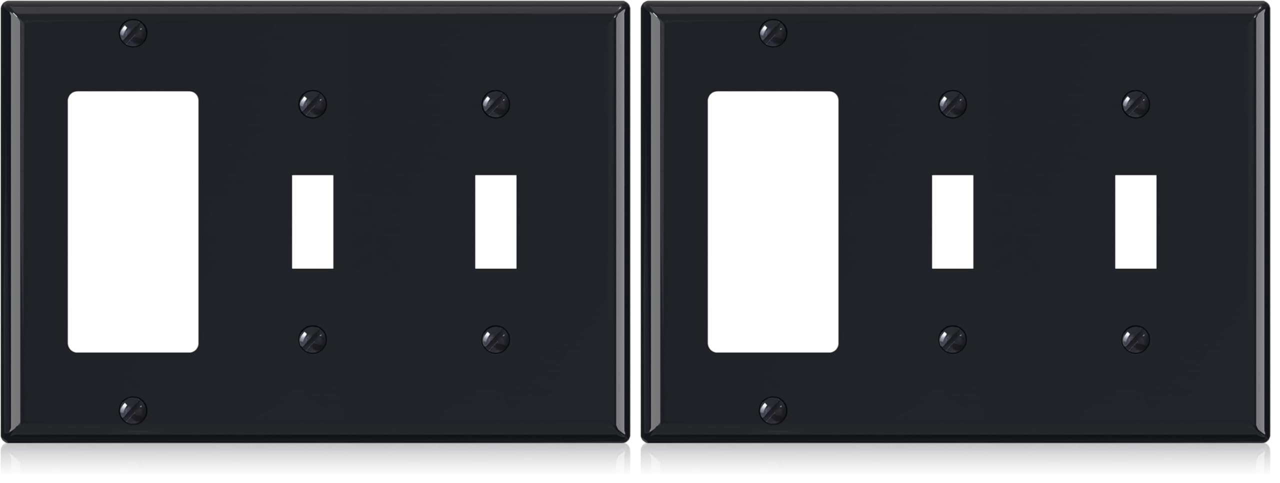 3-Gang Wall Plate - Switch & Outlet Combo -7 3-Gang Wall Plate - Switch & Outlet Combo -7
