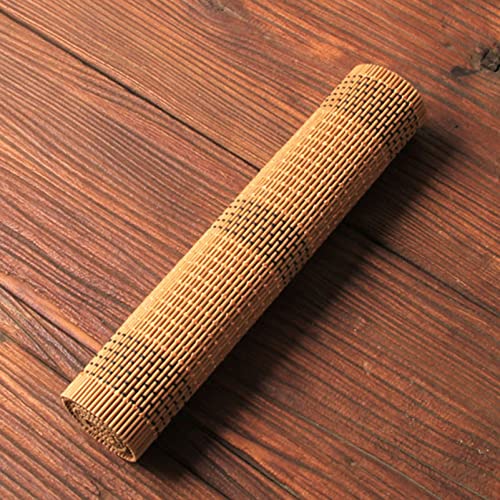 Naturalny bambusowy bieżnik na stół do krojenia wodoodporna i odporna na ciepło mata na stolik kawowy (30 x 180 cm) stylowa łatwa do czyszczenia idealna do wystroju domu i jadalni.