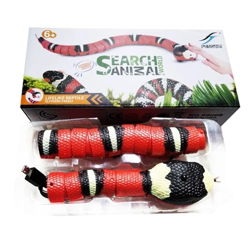 Jouet automatique pour chats et chatons, serpent électronique interactif de détection - 6