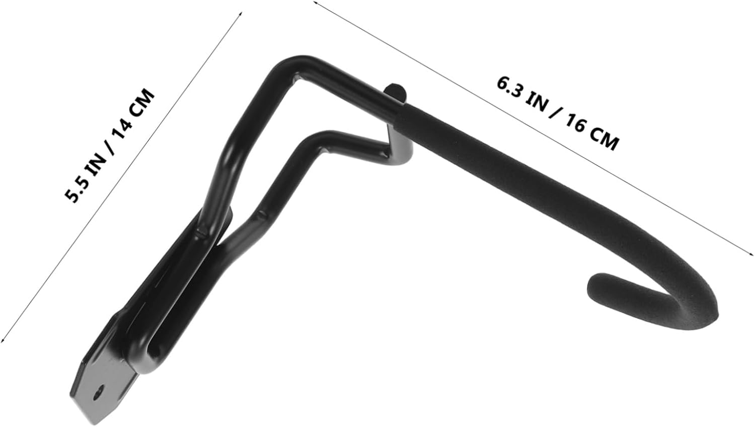 4pcs Garage Wall Hooks Sturdy Hangers for Bicycle Tool Storage Space Saving Rack for Garden Equipment and Garage Organization Multipurpose Utility