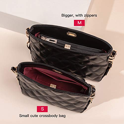 Image of Small Crossbody Bags for Women Purses Fashion Leather Lightweight Handbags Shoulder Bag