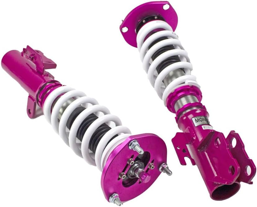 Godspeed MSS0234-B MonoSS Coilover Lowering Kit, Fully Adjustable, Ride Height, Spring Tension And 16 Click Damping, compatible with Toyota Venza AWD (GV10) 2009-15