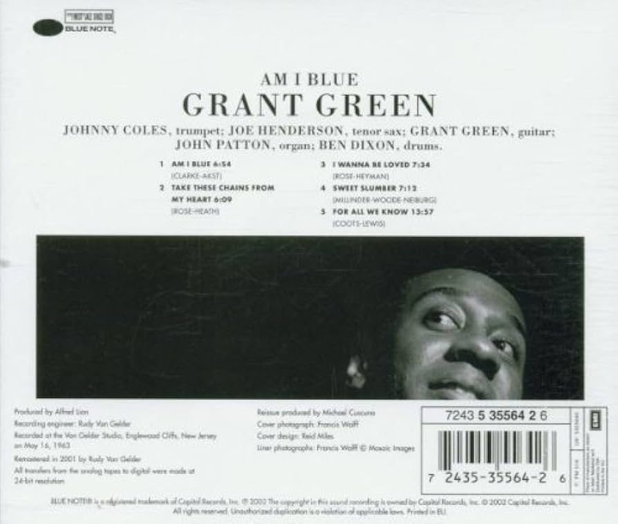 ジャズレコード Grant Green/‘Am I Blue’ Grant Green – Am I Blue – Vinyl (LP, Album, Mono), 1964