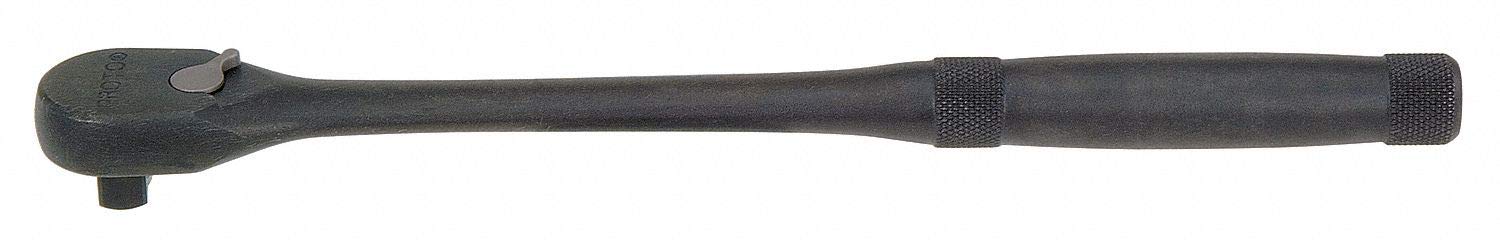 Stanley Proto j5250 X LBL 3/8-Antrieb LANG GRIFF Pear Head Premium Ratsche, 27,9 cm, Schwarz-Oxid