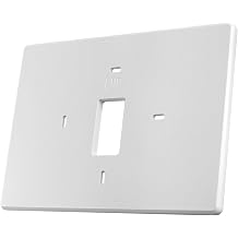 Thermostats Wall Plate Cover T119 for PRO1 IAQ Thermostats, 6.75 x 5.50in, White Universal Smart Thermostat Plate