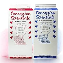 أساسيات الامتياز - CE Floss Sugar -2pk Cotton Candy Floss Sugar 2 Pack Pink Vanilla and Blue Raspberry