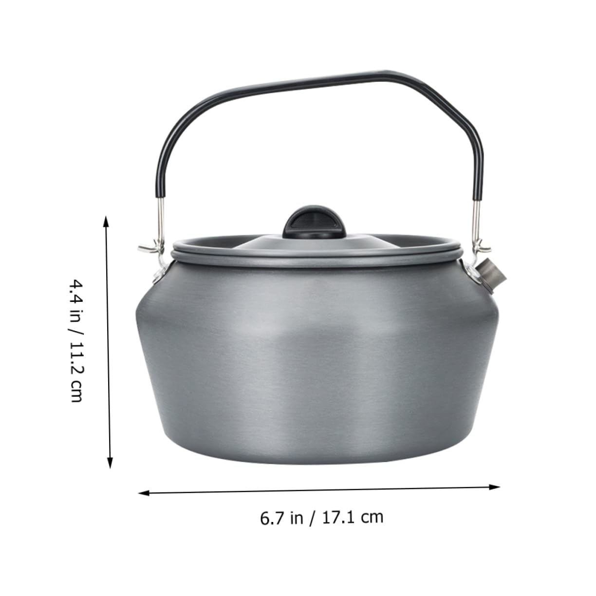 Toddmomy Hervidor Portátil De Agua Ligero Para Camping Acampar y Exteriores Tetera Para Acampar Rápida