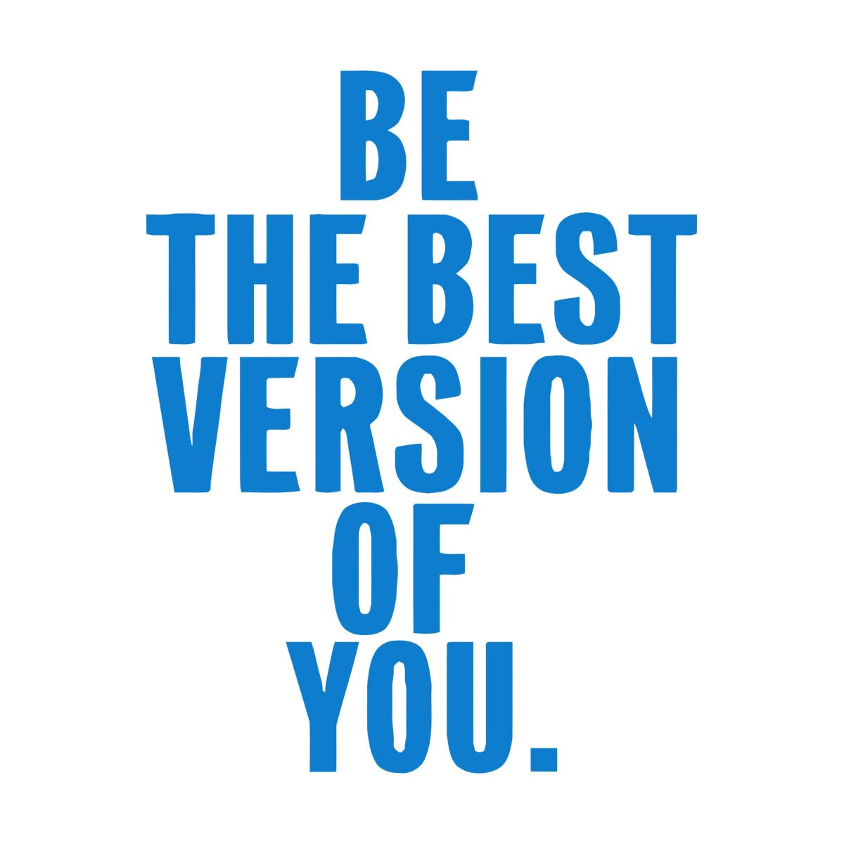 Classroom Wall Decal Company Culture Inspirational Office Quote Be The Best Version of You Art Decor Gym Vinyl Wall Sticker Small - 42x32cm