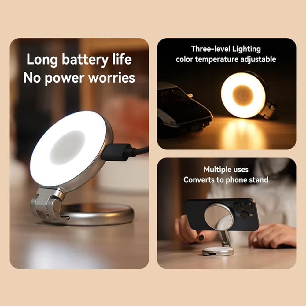 Flexible LED Light Stick,Rechargeable Bendable Flashlight with High Lumen & 3 Brightness Modes,Lights Portable Selfie Lights for Phone