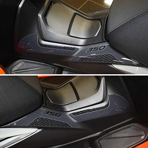 Autocollants 3D Moto protection tunnel latéral résine Honda Forza 350 2022