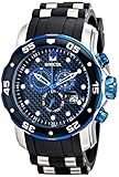 Invicta Men's 17878 Pro Diver Analog Display Swiss Quartz Black Watch