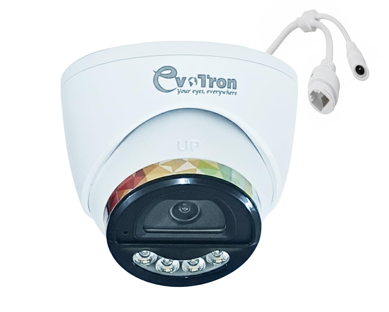 5MP IP CCTV Dome Camera Indoor Wired, 24/7 Color Imaging with Audio Recording and Human Detection, Night Vision, Network Protocol: PoE, TCP/IP, ONVIF, Wall Mount, PoE Power-image-3