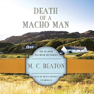 Death of a Macho Man Audiolibro Por M. C. Beaton arte de portada