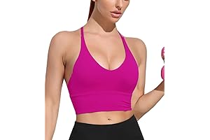 PINKCOSER Lifeguard Crop Top Women's Sports Bras