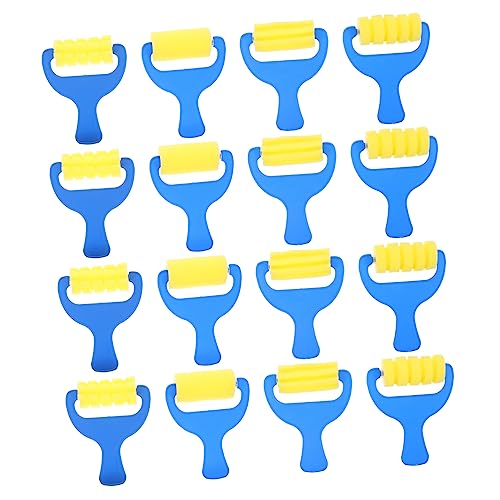 HANABASS 12Pcs Sponge Paint Brush Sponge Roller for Watercolor Oil and Painting Safe and Lightweight Design for