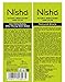 Nisha Henna Based Color Dye For Hair (0.3 Ounce (Pack of 6), Natural Black)