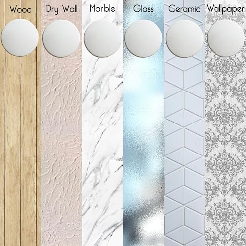 Image of ProStoppr Door Stoppers - X Large 5 inch (3 Pack) - Strong Adhesive Backing | Quiet & Shock Absorbing Silicone Door Stoppers for Walls - Door Knob Wall Protector - Door Stop Bumper - Prevent Wall Damage